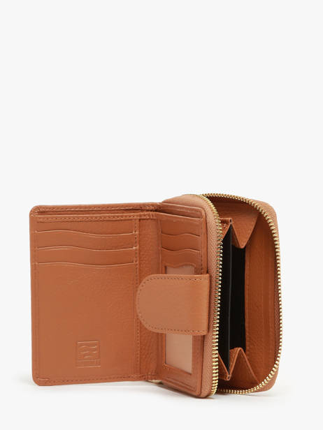 Portefeuille Leder Crinkles Oranje caviar 14277 ander zicht 1
